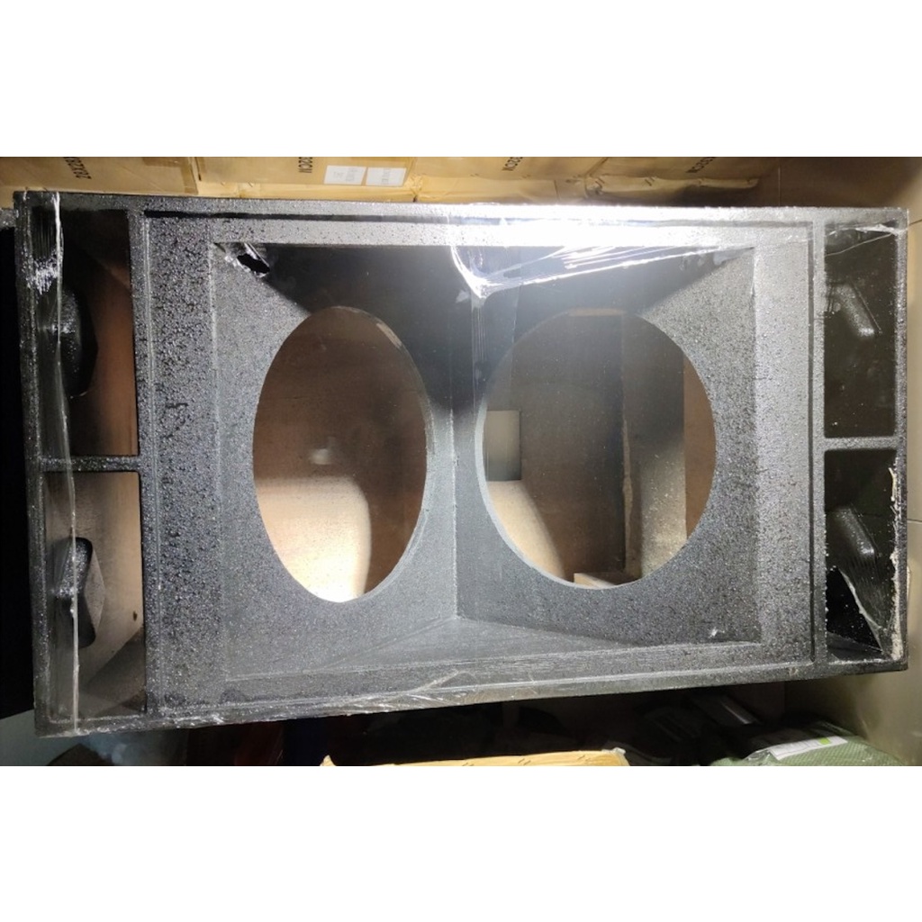 box speaker triplek meranti 18&quot; sub woofer Dobel model SLA audio subwofer