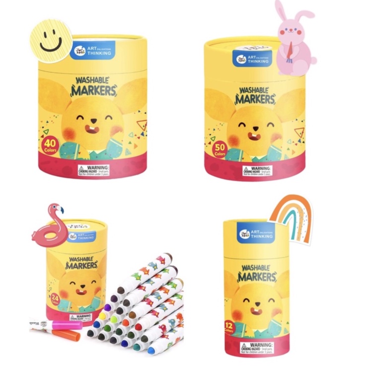 

Washable Markers Jar Melo