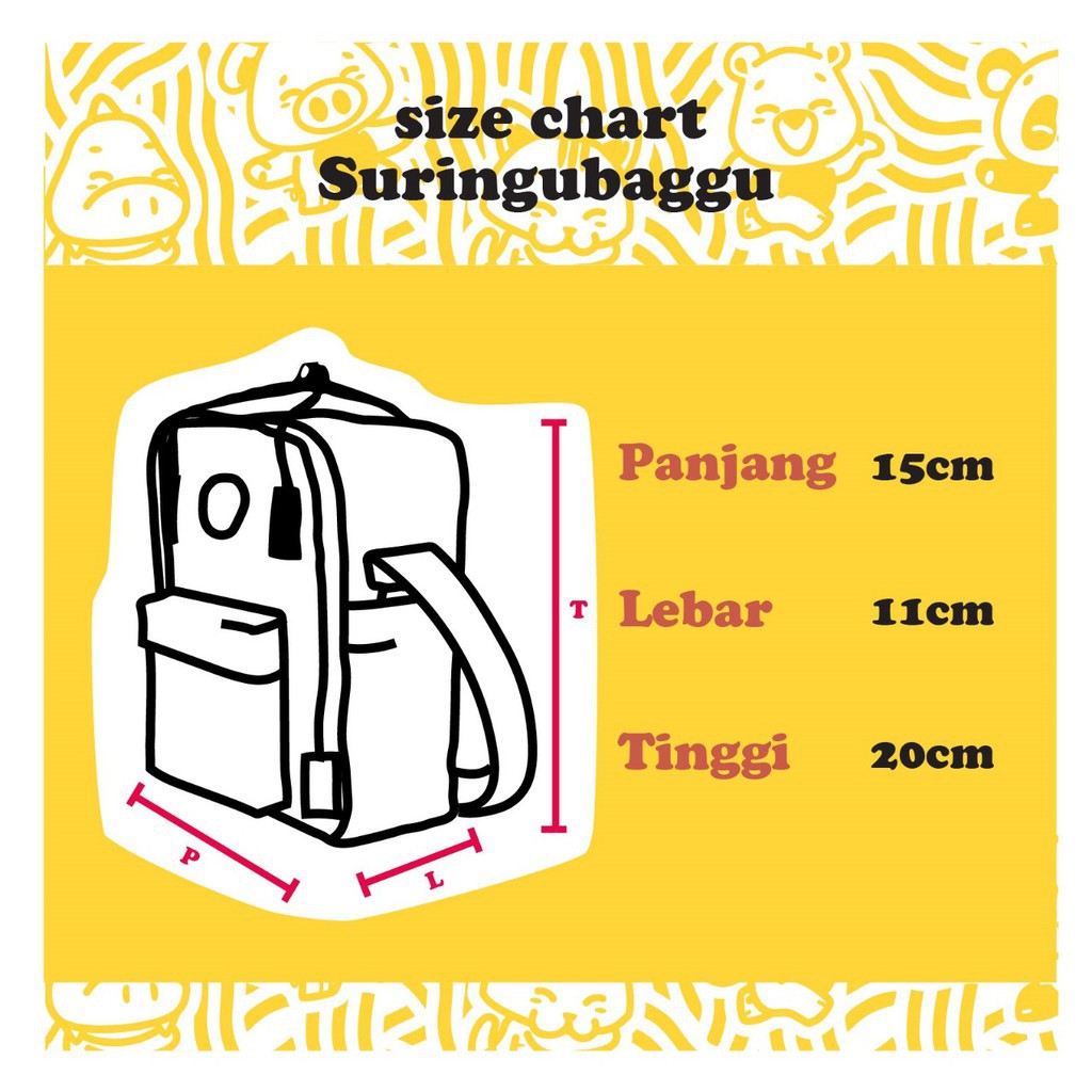 TAHAN HUJAN BADAI DANPETIR N0/ Choco Suringu Baggu