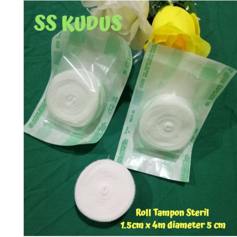 Rol Tampon Kasa steril 1.5 cm x 2.5 m