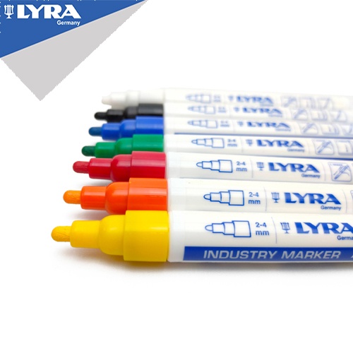 

LYRA Industry Marker Nib 3mm - Spidol Permanen ( Untuk Membuat Tanda Pada Semua Jenis Permukaan Kering Atau Basah)