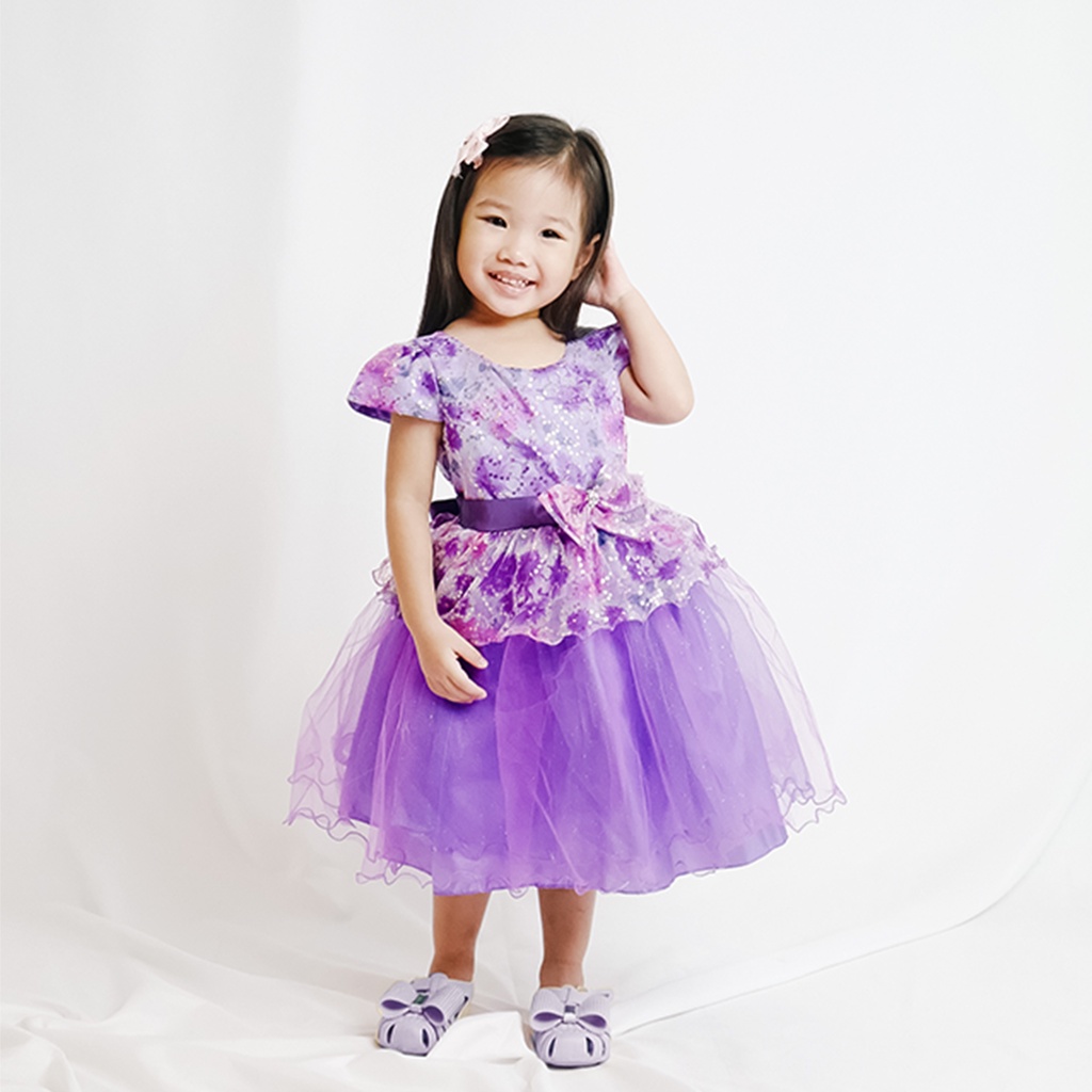 Clarissa Dress Anak Perempuan Brokat Tile Tutu(1684)