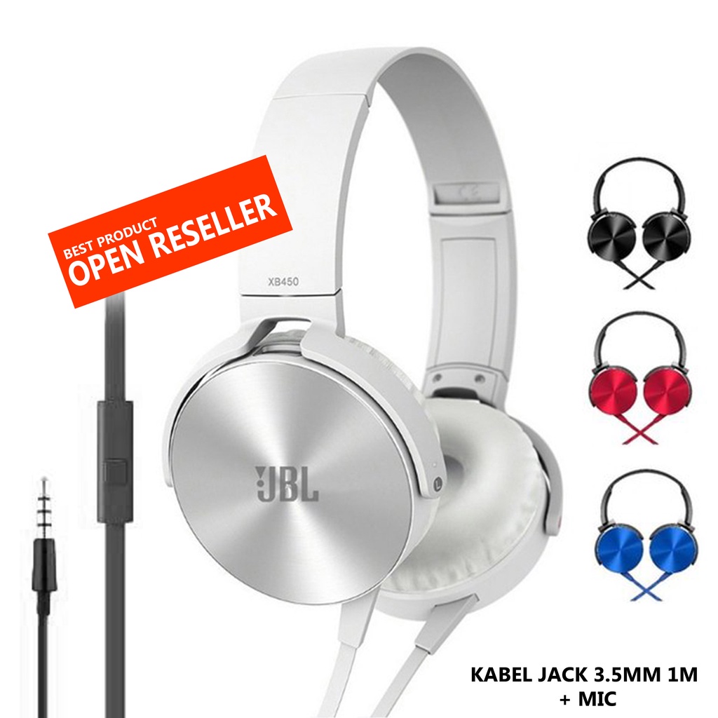 Handsfree Headset Bando XB450 Super Bass , Earphone Headphone Bando XB450 XB-450