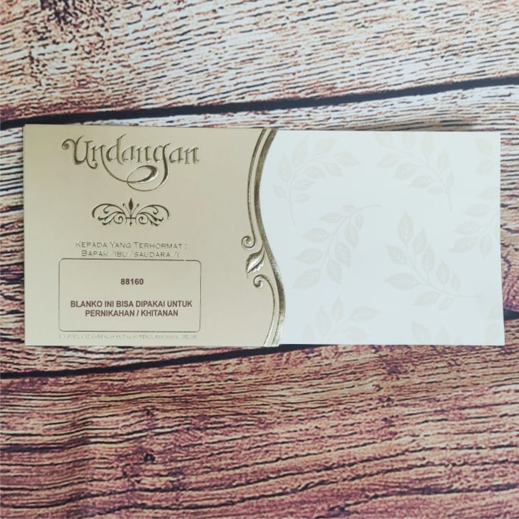 UNDANGAN NIKAH BLANGKO ERBA 88160