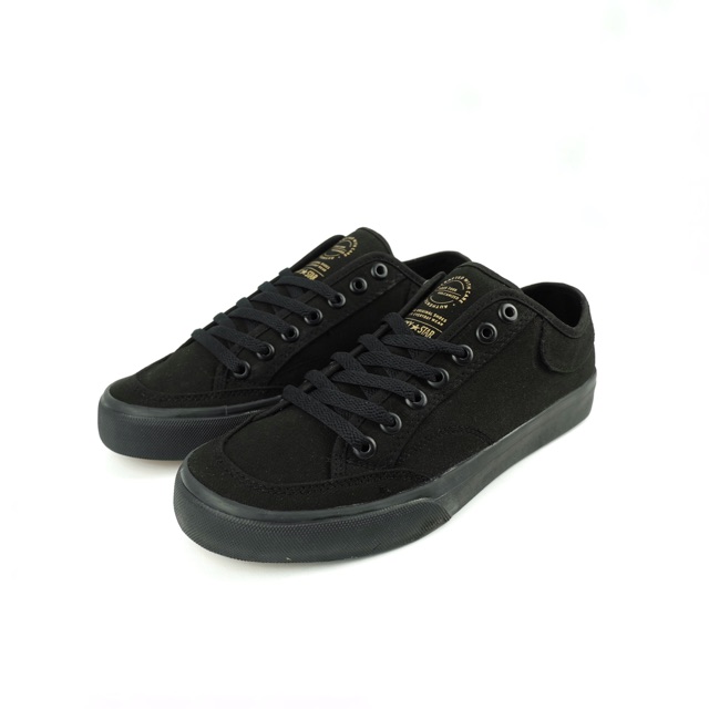 Lucky Star - Golf All Black | Sepatu Sekolah Hitam Sneakers Pria Wanita Unisex Casual Original