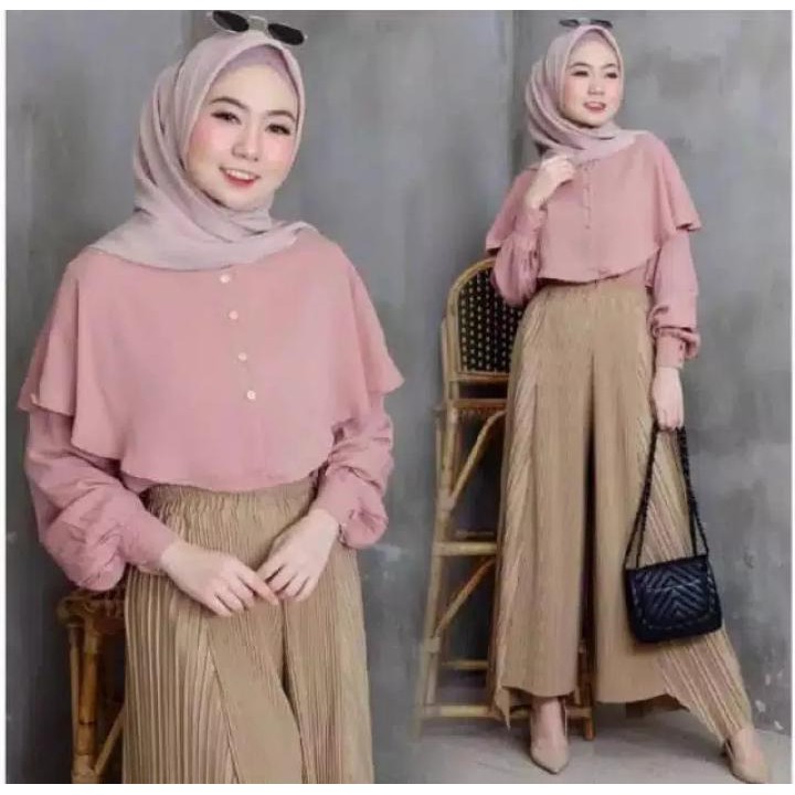 baju terbaru masa kini  NIKITA BLOUSE bajumurah/ baju masakini/blouse kekinian