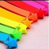 DIY Kertas Origami Star Bintang 10mm x 210mm Warna Warni Art Craft