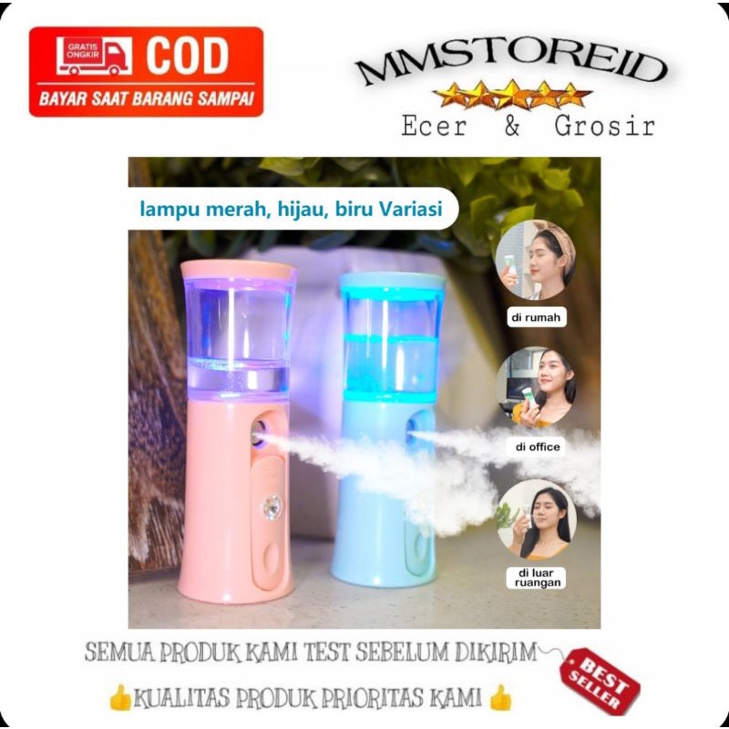 MM - Nano spray pelembab wajah alat semprot wajah tingkat facial steamer / nano spray tangki karakte