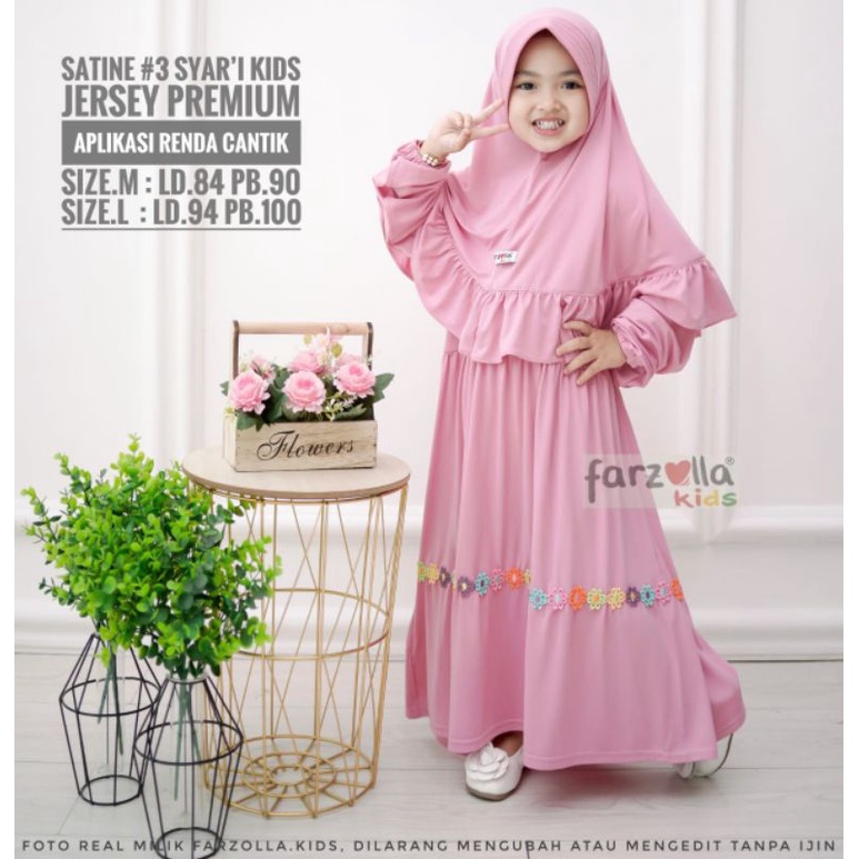 SATINE 3 SYARI KIDS BY FARZOLLA