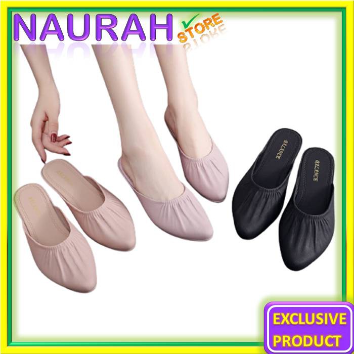 SENDAL WANITA BALANCE 2020 1A ORIGINAL SANDAL SLOP LANCIP KERUT POLOS JELLY LENTUR IMPOR PROMO MURAH