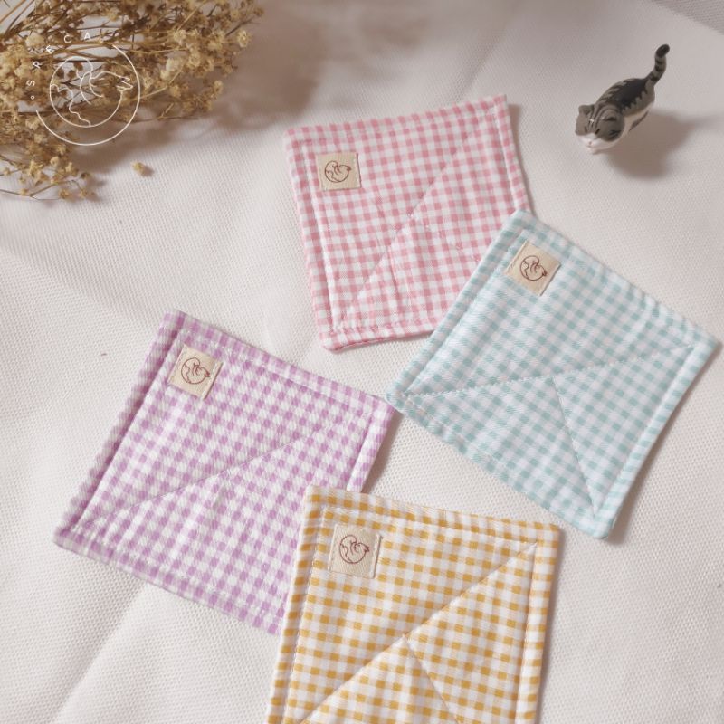 Coaster Cotton Tatakan Gelas Kain Seasons Collection by Sreca