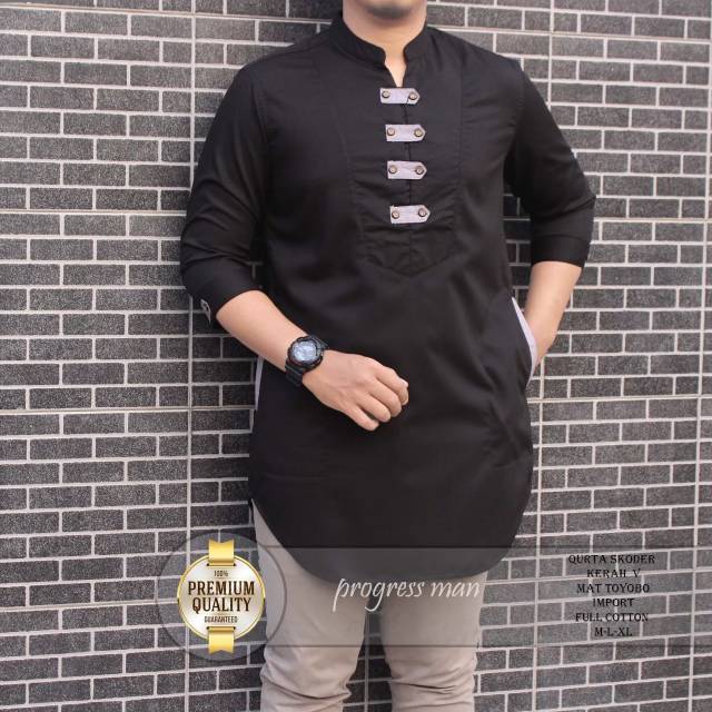  Baju  koko pria  dewasa kurta pakistan model trimuji koko 