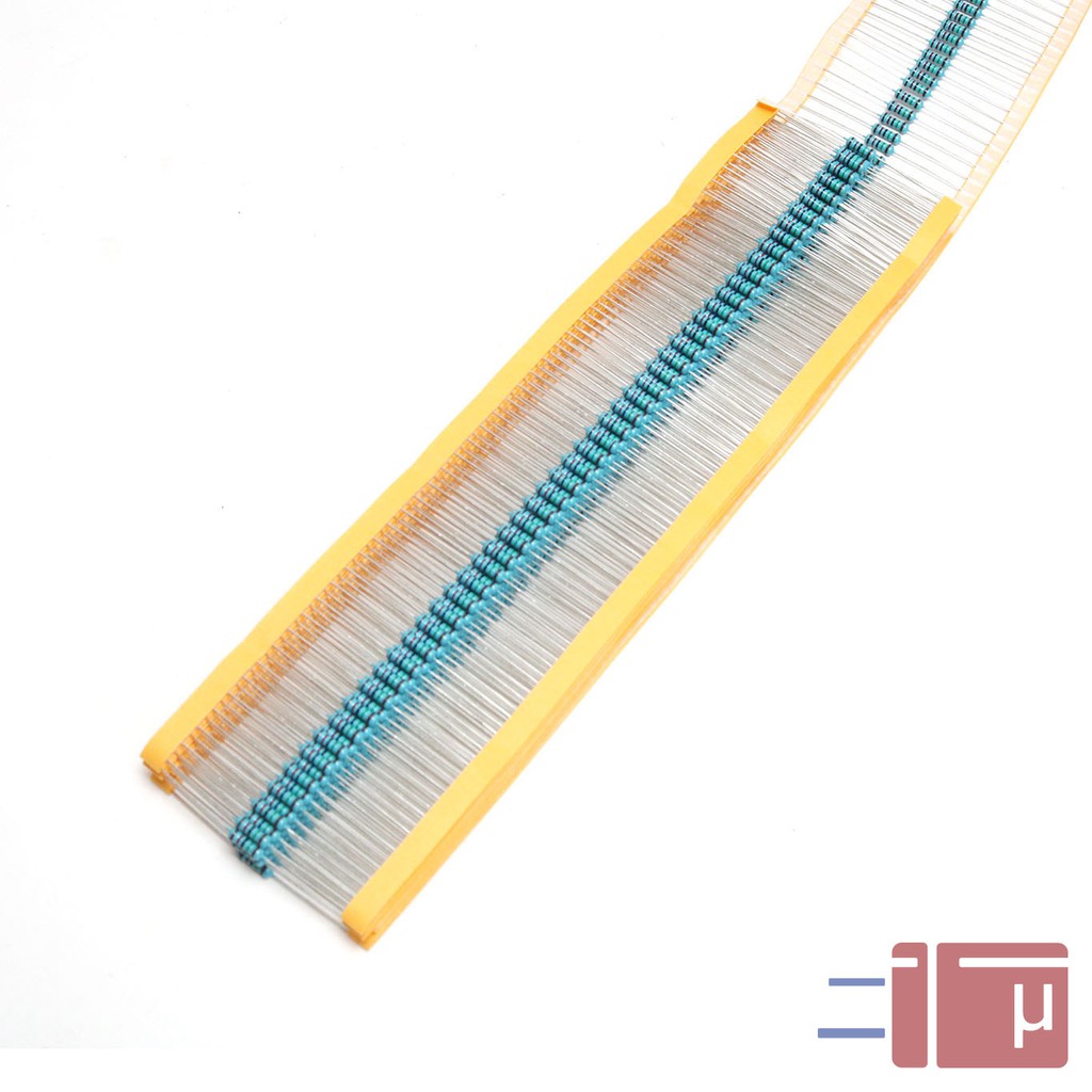 x10 Resistor 15K 1/2W Metal Film 1% Taiwan Kaki Tembaga