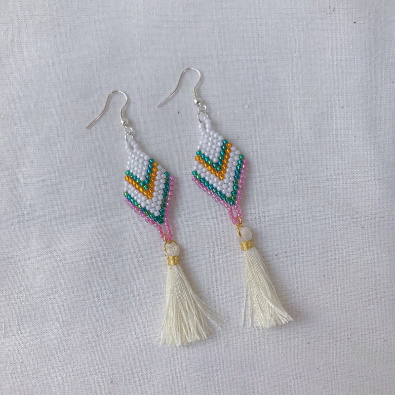 Anting 1 Tassel Anting Bohemian Anting Hijab Anting Wanita Anting Pompom Aksesoris Fashion