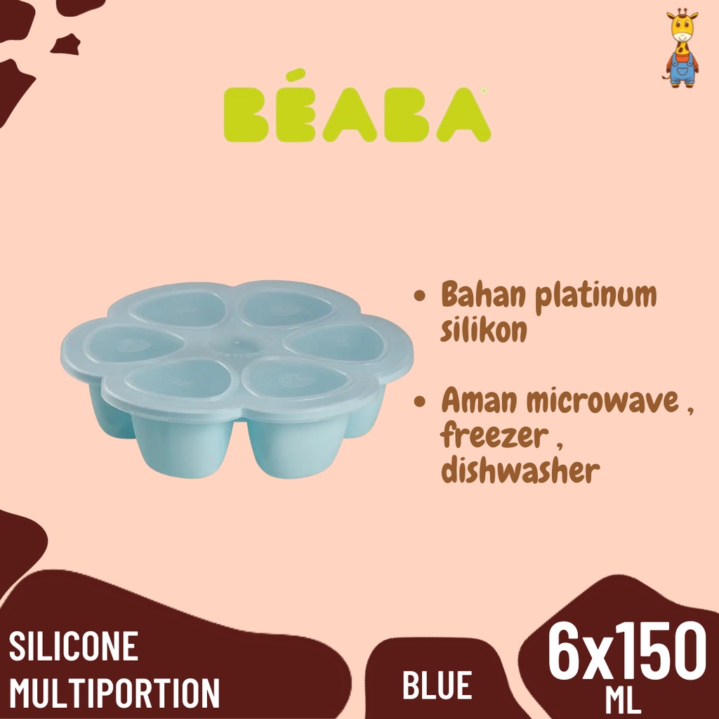 Beaba Sil Multiportion 150ml - Wadah Pemisah Makanan