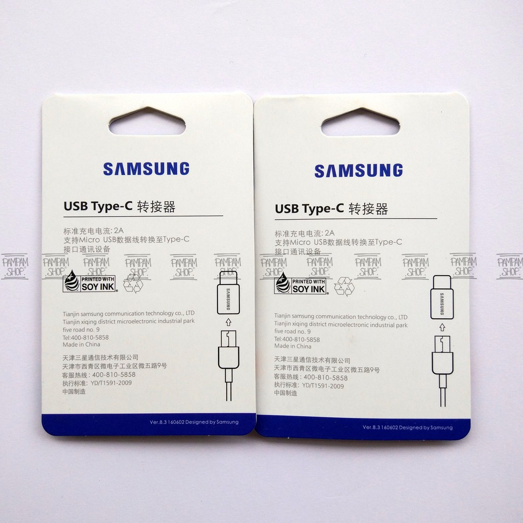 Samsung Micro USB to Type C Connector OTG Konektor Adaptor Tipe C Converter Conector Adapter