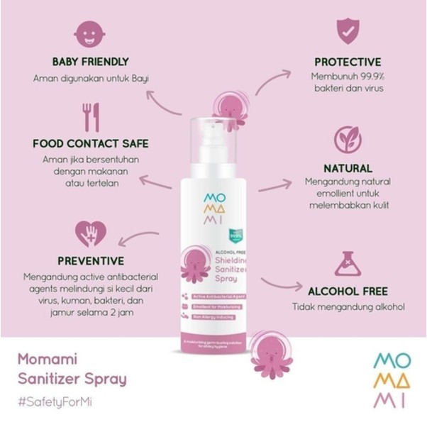 Momami Shielding Sanitizer Spray 100ml