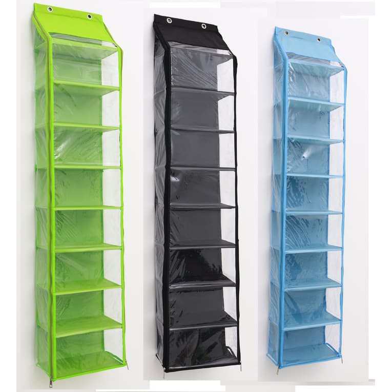 Hanging Shoe Organizer Zipper Hsoz Jumbo Rak Sepatu Resleting Jumbo Shopee Indonesia