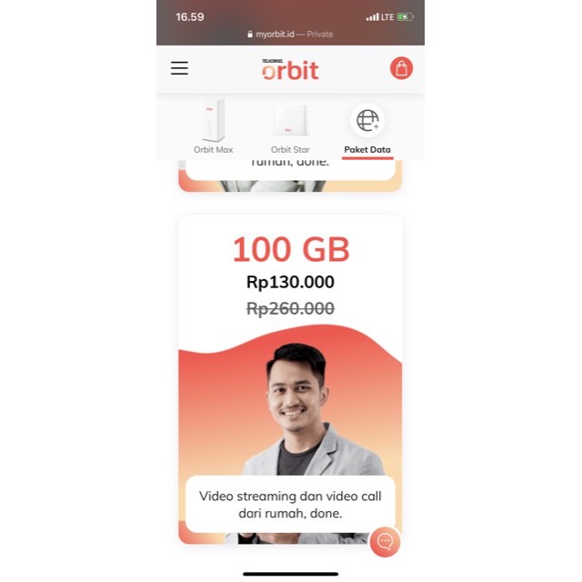 Kartu Myorbit / Kartu Telkomsel Orbit / Simcard Orbit