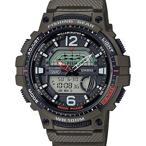 Casio Original Fishing Gear WSC-1250H-3AV Jam Pria Original