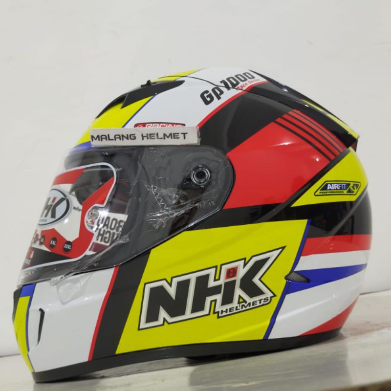 Helm NHK GP 1000 SXR Black Yellow