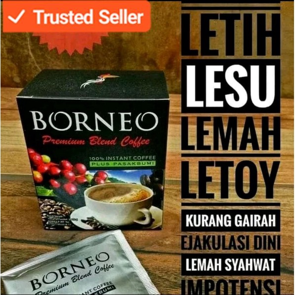 KOPI BORNEO Coffee Premium untuk Stamina Laki Aman dan Berkhasiat Izin BPOM