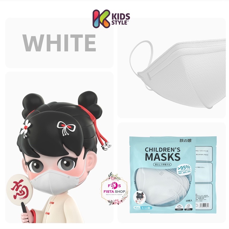 RESTOCK PURUM KIDS Masker Anak (3-10 thn) KF94 Korea Mask 10 pcs FISTASHOP