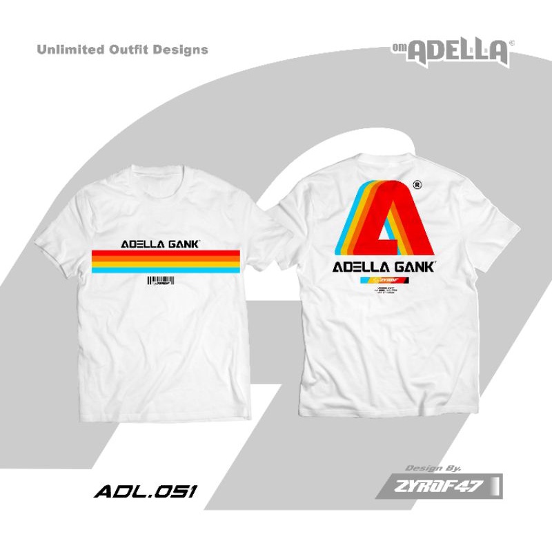 Kaos Adella Original by Zyrof47 Kode-051