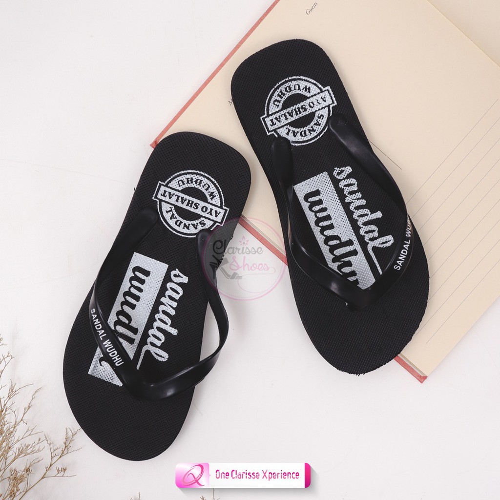 FLASH SALE Clarisse sandal wanita jepit sendal jepit pria - WUDHU MASJID WAKAF