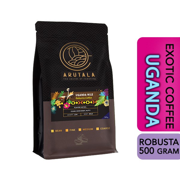 

ge01fgf Arutala Kopi Uganda Nile Robusta 500 Gram - Biji Ds20X11