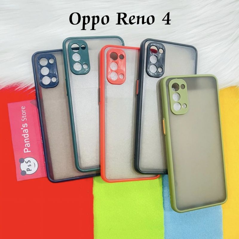 Case Oppo Reno 4 My choice Polos + Ring Kamera / Pelindung Kamera (PsS)