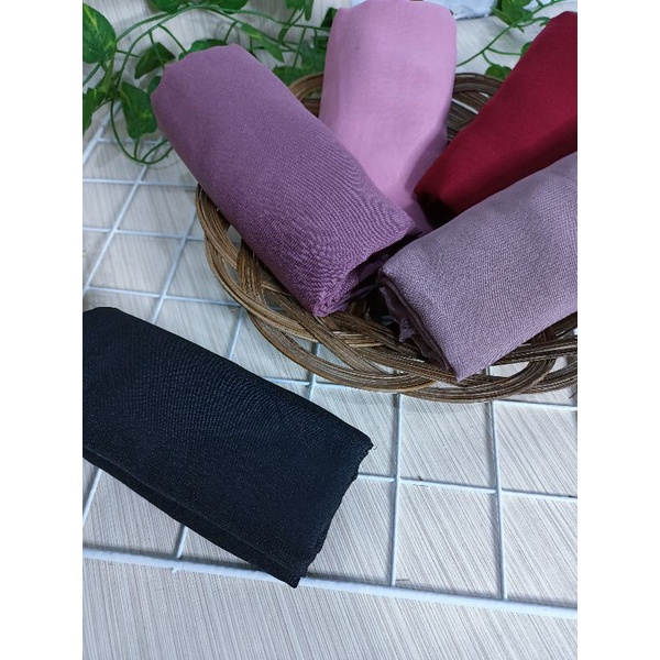 BELLAS QUARE JILBAB HIJAB SEGIEMPAT JAHIT TEPI BUKAN NECI POLYCOTTON PREMIUM