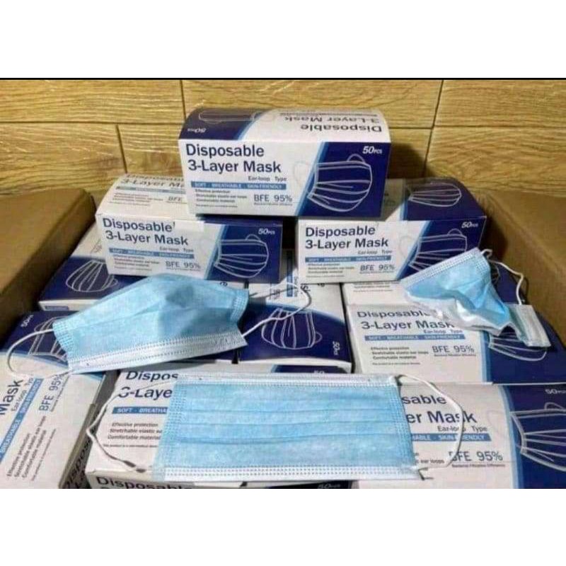 masker erlop biru/masker erlop hitam/masker