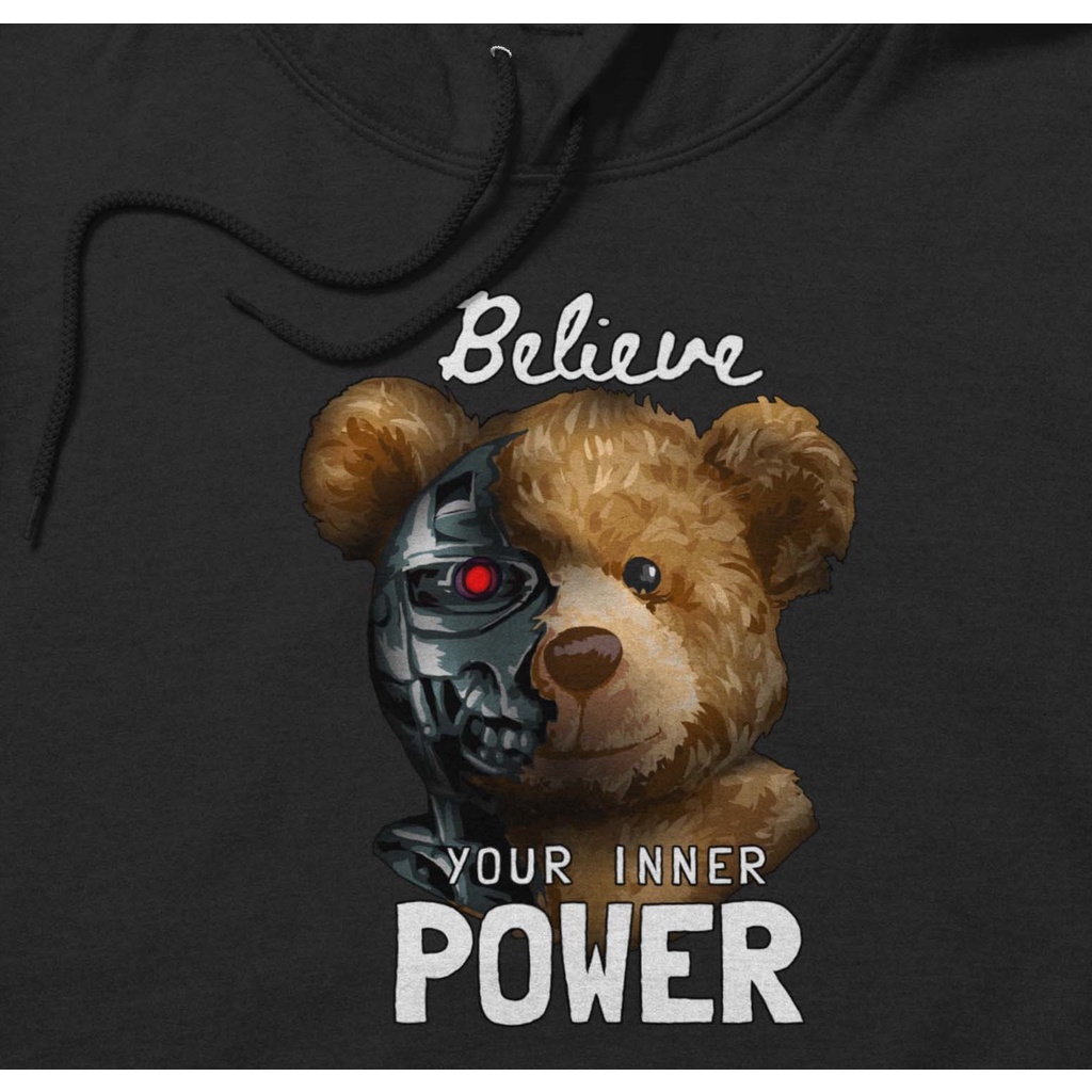 DEZIROSE Hoodie Jumper Bear Believe (Sablon) Size M-XXL ( Pria &amp; Wanita )