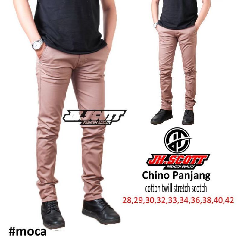 CELANA CHINO PRIA PANJANG/CELANA CHINO BIGSIZE/MOCCA 28-42