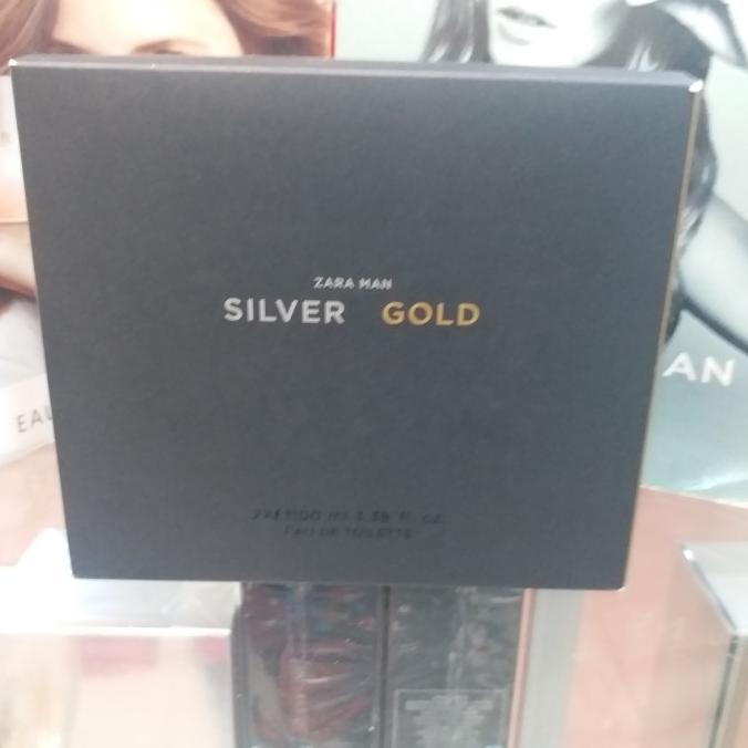 Original Parfum Zara Man Silver dan Zara Man Gold Isi 2pcs