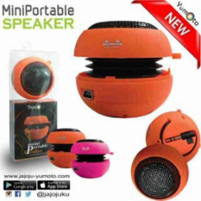 speaker mini portable speaker audio bulat Yumoto
