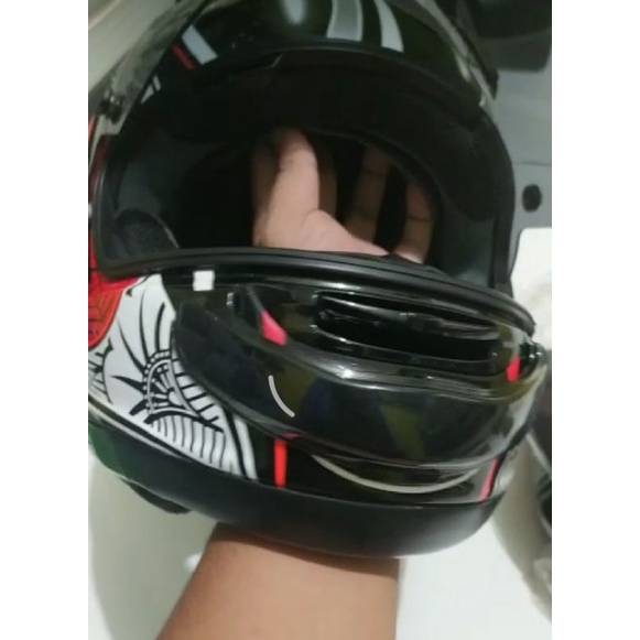mount vent arai / gp pad depan arai / spoiler depan arai / spoiler mulut arai