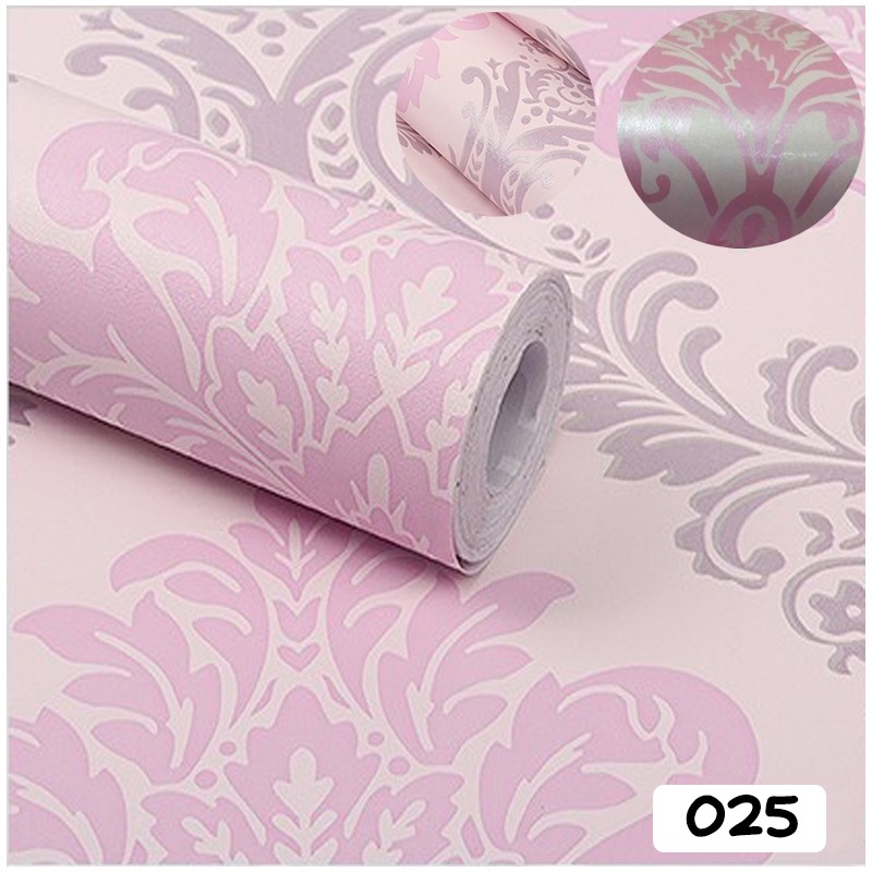 Wallpaper Dinding Wallpaper Stiker Wallpaper dinding Anak Walpaper Motif Salur Dan Shaby Ukuran 45Cm X 1Meter