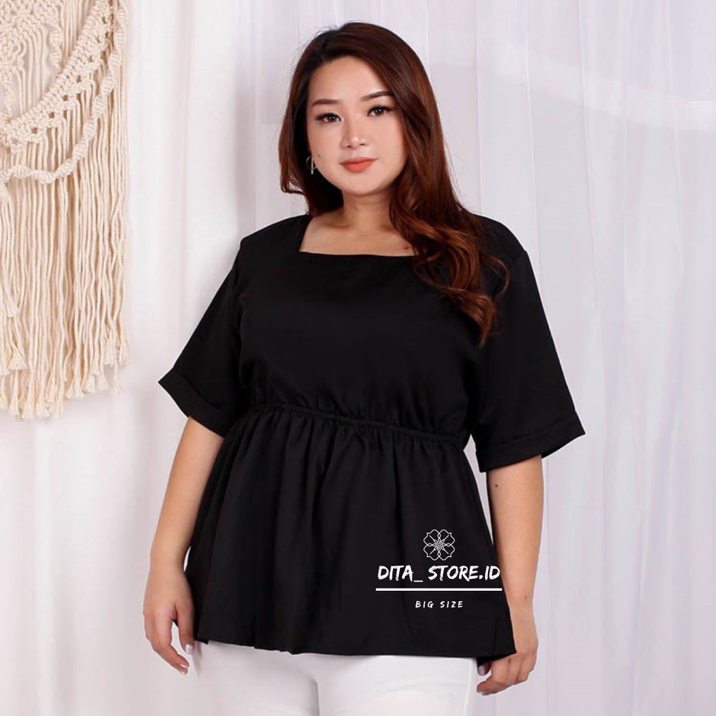 M-XXXXL VIONA Baju Atasan Sabrina Jumbo Irise Sabrina Crop Top Blouse Korea Blouse Model Sabrina Kek