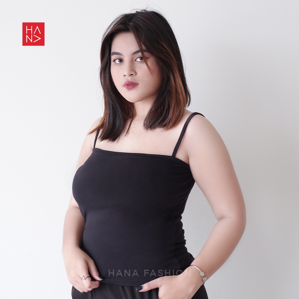 [BIG SIZE] HanaFashion JKT - Miranda Basic Tank Top XXL - XXXL Square Tank Top Bigsize Jumbo Tank Top Murah - TT029