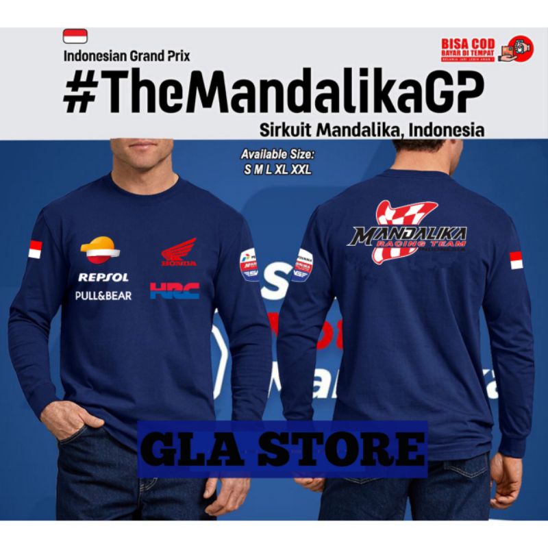 kaos circuit mandalika lombok motogp/kaos honda repsol