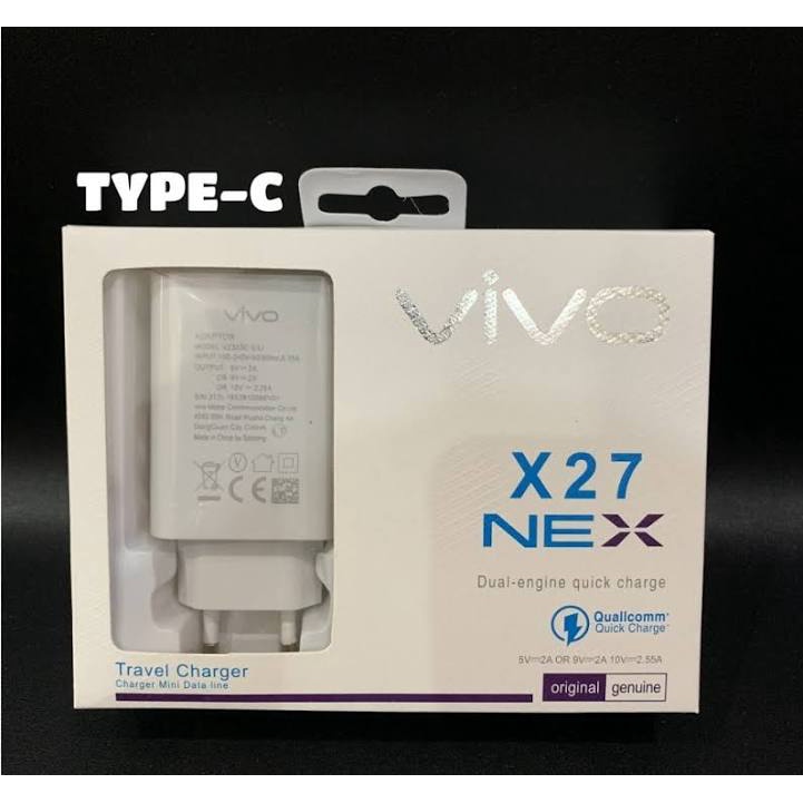 Charger vivo X27 Charger travel Casan HP micro tipe C