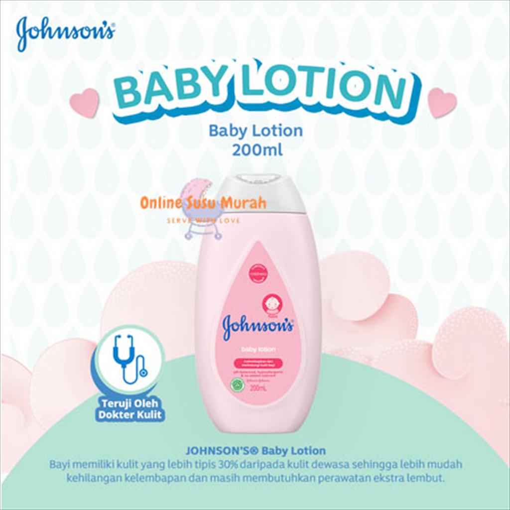 JOHNSON BABY LOTION 200ML