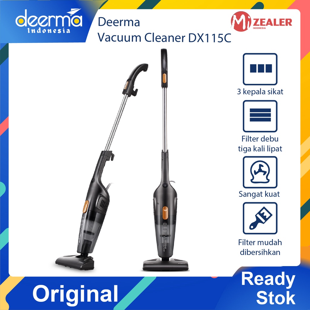 Deerma DX115C Vacuum Cleaner Portable Handheld Household Silent Strong Suction Home Aspirator