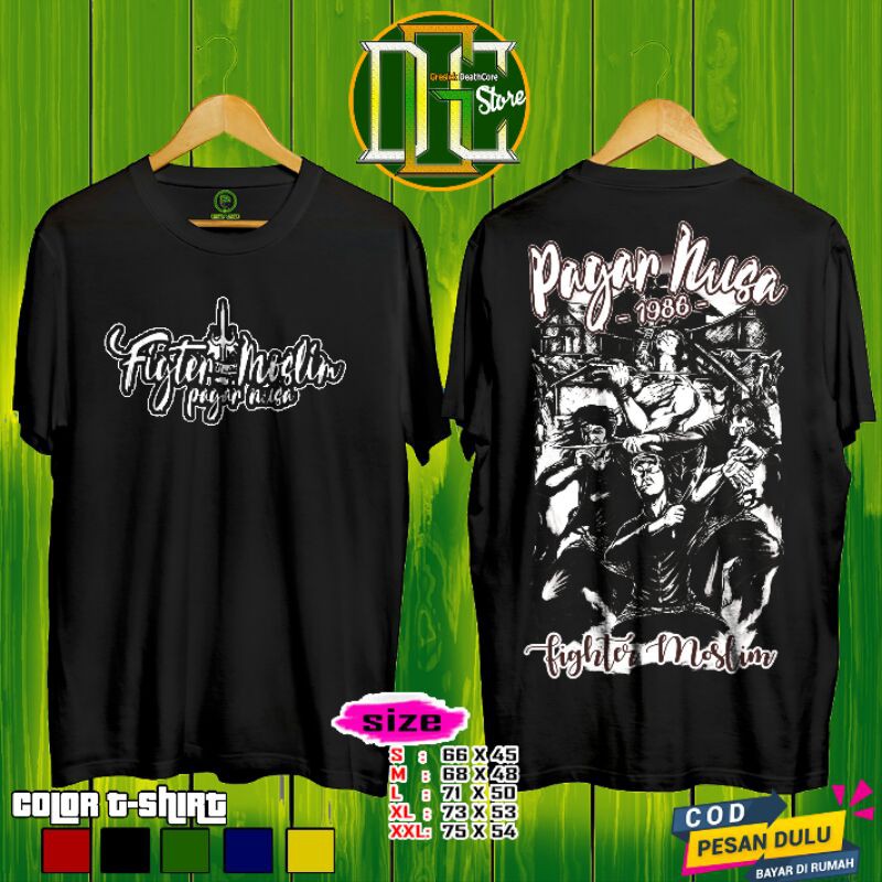 kaos santri pagar nusa, fighter