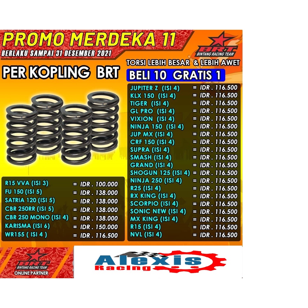 Per Kopling BRT Karisma / Supra X 125