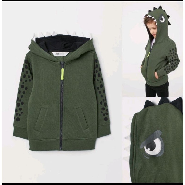 jaket hnm anak dino uk 2-4y Preloved