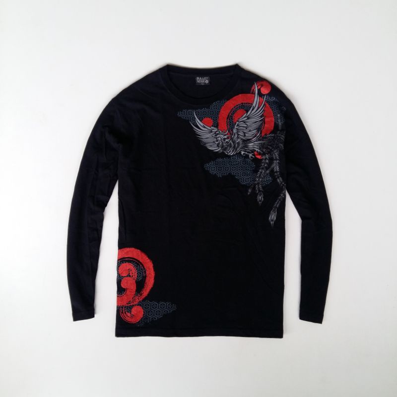 Kaos Sukaj@n Bull3t Nois3 Long Sleeve Tee secondbranded | Preloved