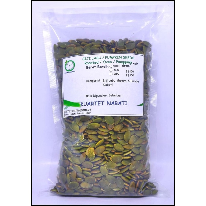 

1Kg Roasted Pumpkin Seed Salted - Biji Labu Kupas - Kuaci Oven - Asin